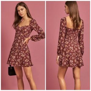 Reformation Mochi Dress in Chantelle Floral 2 NWOT